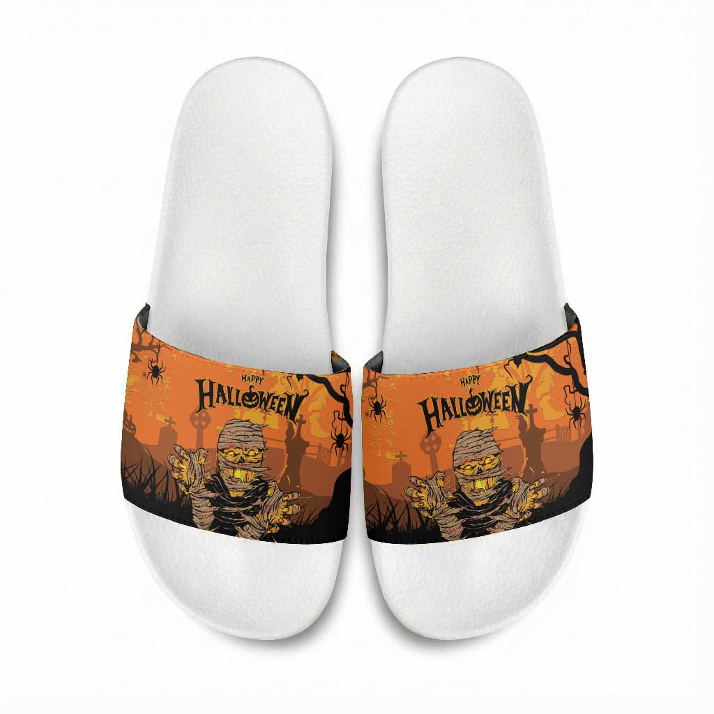 Halloween Egypt Mummy Slide Sandals Trick or Treat