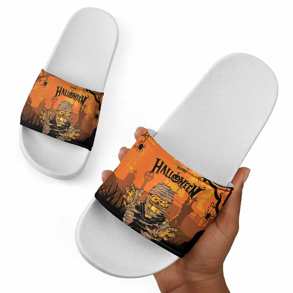 Halloween Egypt Mummy Slide Sandals Trick or Treat