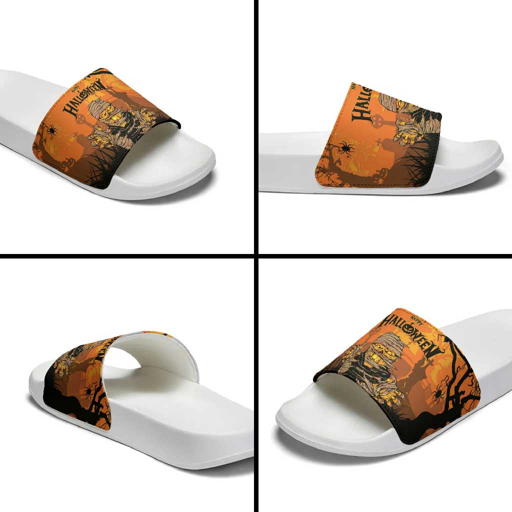 Halloween Egypt Mummy Slide Sandals Trick or Treat