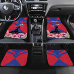 Personalised Happy Haiti Independence Day Car Mats Neg Marron - African Pride