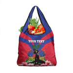 Personalised Happy Haiti Independence Day Grocery Bag Neg Marron - African Pride