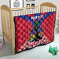 Personalised Happy Haiti Independence Day Quilt Neg Marron - African Pride