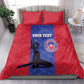 Custom Afro Haiti Football Bedding Set Nou fe - Pou Ayiti - Pou Drapo a - Pou peyi a - African Pride
