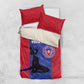 Custom Afro Haiti Football Bedding Set Nou fe - Pou Ayiti - Pou Drapo a - Pou peyi a - African Pride