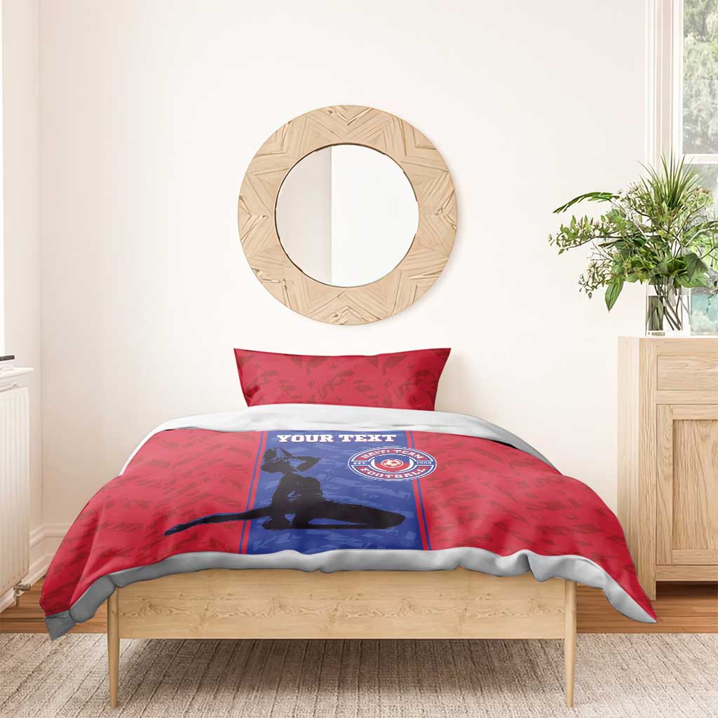 Custom Afro Haiti Football Bedding Set Nou fe - Pou Ayiti - Pou Drapo a - Pou peyi a - African Pride
