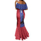 Custom Afro Haiti Football Mermaid Dress Nou fe - Pou Ayiti - Pou Drapo a - Pou peyi a - African Pride