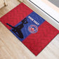 Custom Afro Haiti Football Rubber Doormat Nou fe - Pou Ayiti - Pou Drapo a - Pou peyi a - African Pride