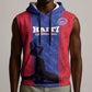 Custom Afro Haiti Football Sleeveless Hoodie Nou fe - Pou Ayiti - Pou Drapo a - Pou peyi a - African Pride