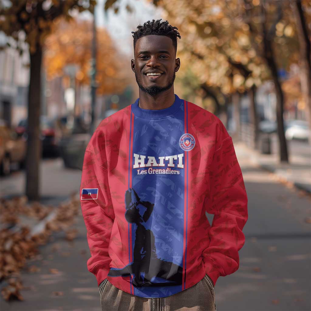 Custom Afro Haiti Football Sweatshirt Nou fe - Pou Ayiti - Pou Drapo a - Pou peyi a - African Pride