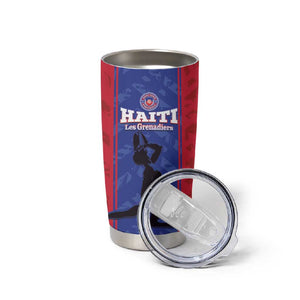 Custom Afro Haiti Football Tumbler Cup Nou fe - Pou Ayiti - Pou Drapo a - Pou peyi a - African Pride