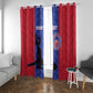 Custom Afro Haiti Football Window Curtain Nou fe - Pou Ayiti - Pou Drapo a - Pou peyi a - African Pride