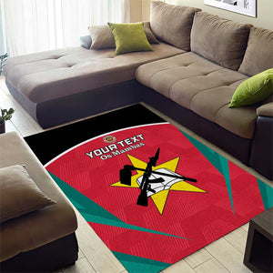 Afro Mozambique Football Custom Area Rug Go Os Mambas