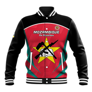 Afro Mozambique Football Custom Baseball Jacket Go Os Mambas