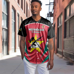 Afro Mozambique Football Custom Baseball Jersey Go Os Mambas