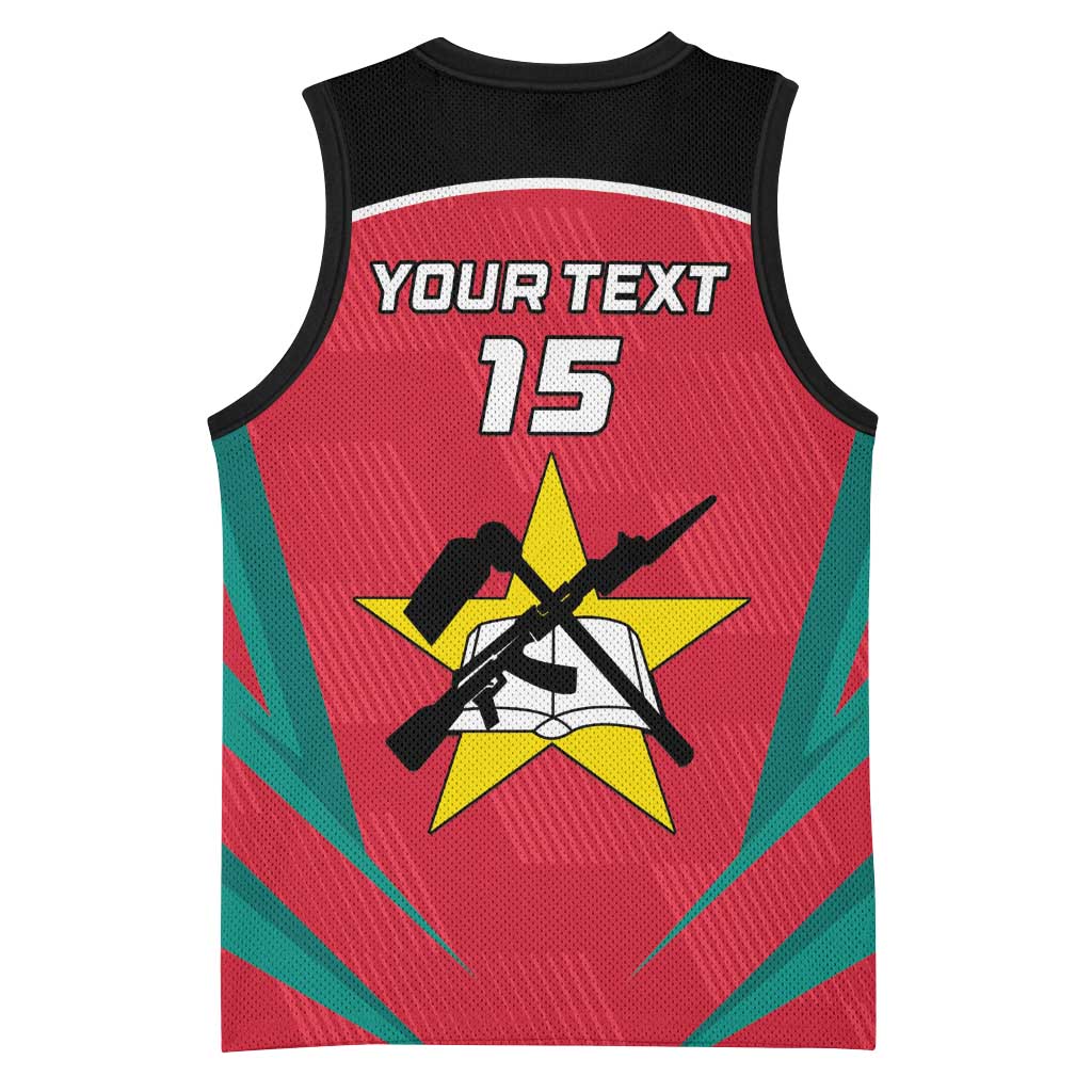 Afro Mozambique Football Custom Basketball Jersey Go Os Mambas LT15