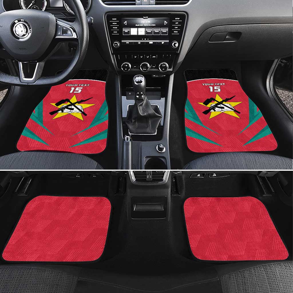 Afro Mozambique Football Custom Car Mats Go Os Mambas