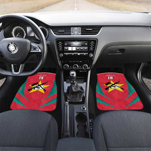 Afro Mozambique Football Custom Car Mats Go Os Mambas