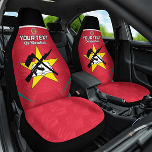 Afro Mozambique Football Custom Car Seat Cover Go Os Mambas