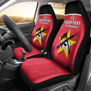 Afro Mozambique Football Custom Car Seat Cover Go Os Mambas