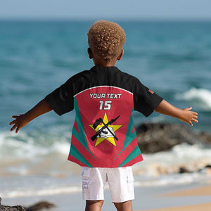 Afro Mozambique Football Custom Kid Hawaiian Shirt Go Os Mambas