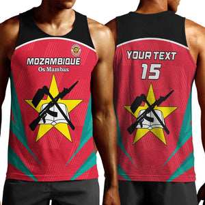 Afro Mozambique Football Custom Men Tank Top Go Os Mambas