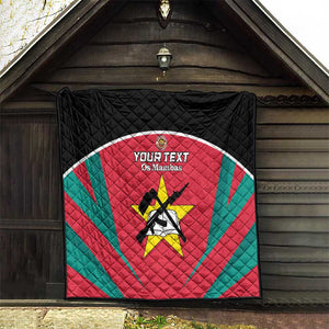 Afro Mozambique Football Custom Quilt Go Os Mambas