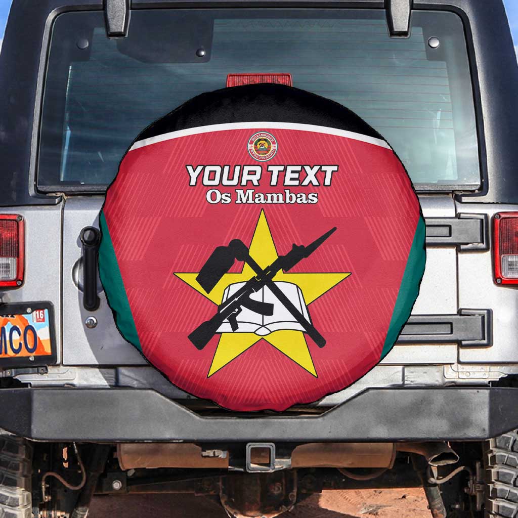 Afro Mozambique Football Custom Spare Tire Cover Go Os Mambas