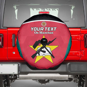 Afro Mozambique Football Custom Spare Tire Cover Go Os Mambas