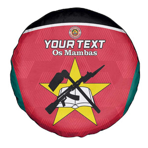 Afro Mozambique Football Custom Spare Tire Cover Go Os Mambas