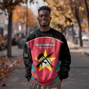 Afro Mozambique Football Custom Sweatshirt Go Os Mambas