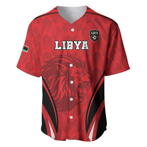 Afro Libya Football Custom Baseball Jersey Barbary Lion - Sporty Style