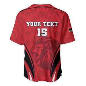 Afro Libya Football Custom Baseball Jersey Barbary Lion - Sporty Style