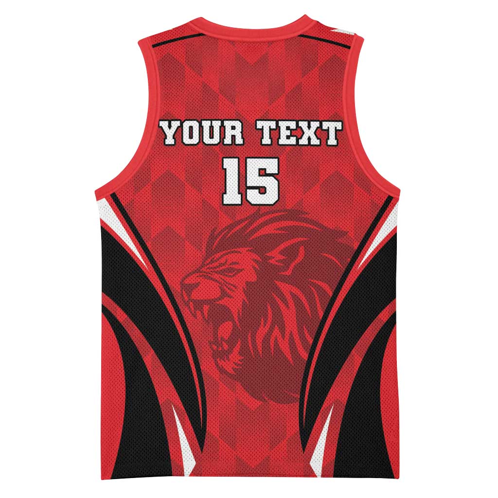 Afro Libya Football Custom Basketball Jersey Barbary Lion - Sporty Style LT15