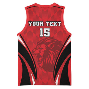 Afro Libya Football Custom Basketball Jersey Barbary Lion - Sporty Style LT15