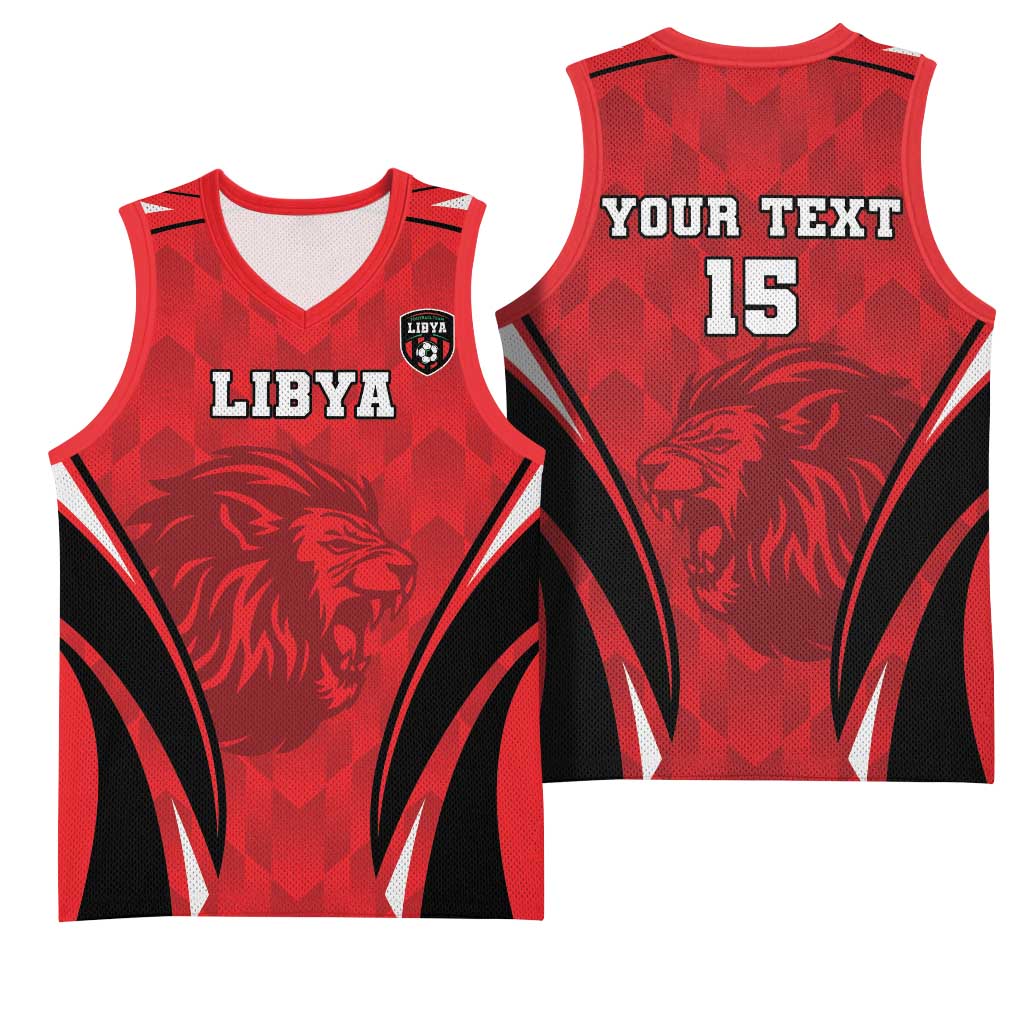 Afro Libya Football Custom Basketball Jersey Barbary Lion - Sporty Style LT15