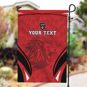 Afro Libya Football Custom Garden Flag Barbary Lion - Sporty Style