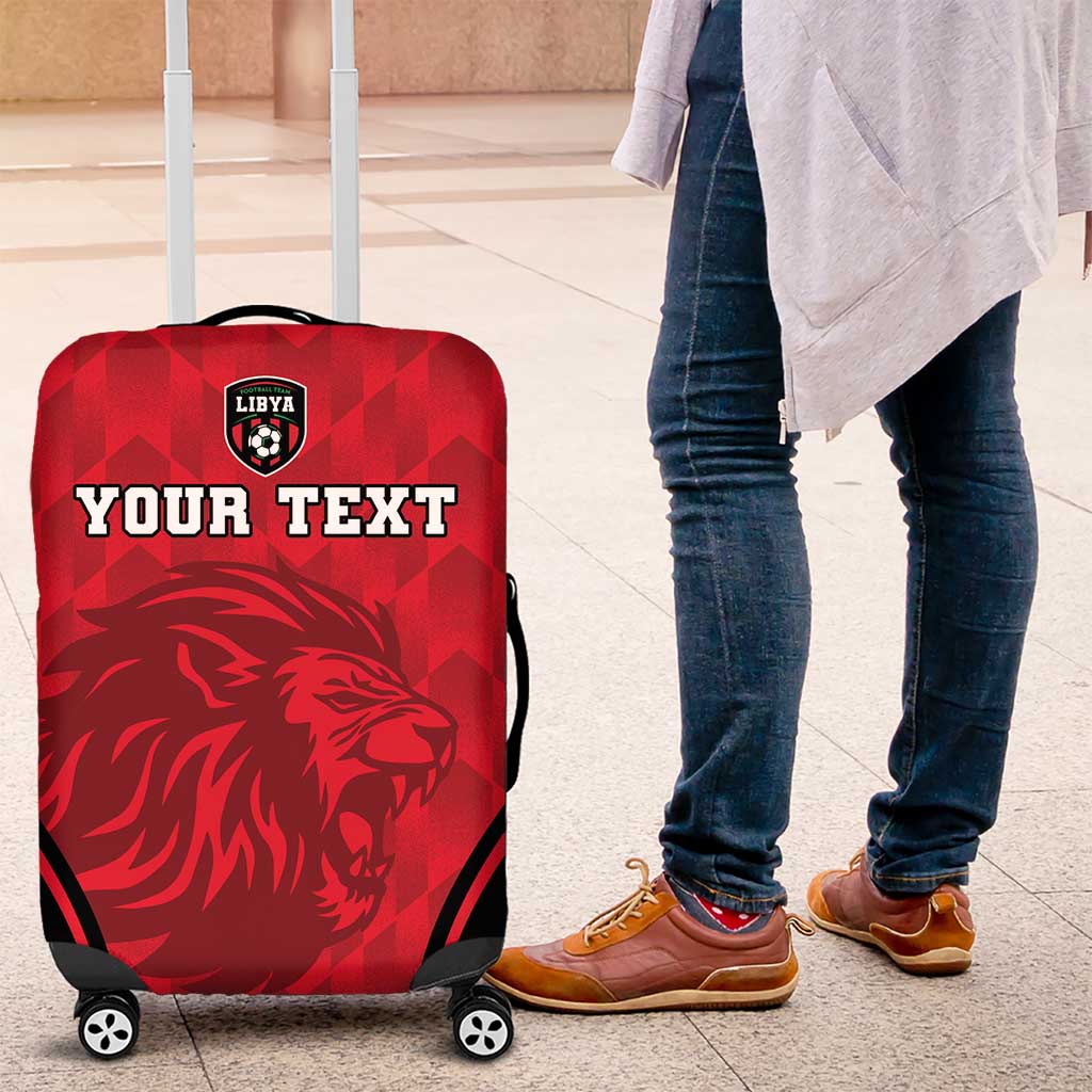 Afro Libya Football Custom Luggage Cover Barbary Lion - Sporty Style