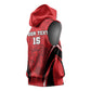 Afro Libya Football Custom Sleeveless Hoodie Barbary Lion - Sporty Style - African Pride