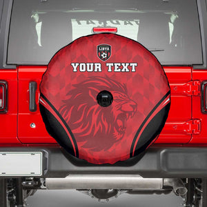 Afro Libya Football Custom Spare Tire Cover Barbary Lion - Sporty Style