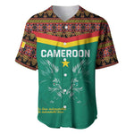 Custom Cameroun Football Baseball Jersey Allez Les Lions Indomptables