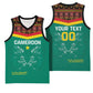 Custom Cameroun Football Basketball Jersey Allez Les Lions Indomptables LT15
