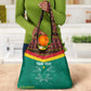 Custom Cameroun Football Grocery Bag Allez Les Lions Indomptables