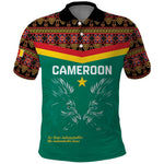 Custom Cameroun Football Polo Shirt Allez Les Lions Indomptables