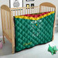 Custom Cameroun Football Quilt Allez Les Lions Indomptables