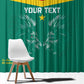 Custom Cameroun Football Window Curtain Allez Les Lions Indomptables