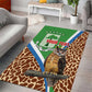 Personalised Equatorial Guinea Area Rug Bubo Poensis With Coat Of Arms