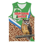 Personalised Equatorial Guinea Basketball Jersey Bubo Poensis With Coat Of Arms LT15
