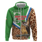 Personalised Equatorial Guinea Hoodie Bubo Poensis With Coat Of Arms