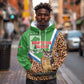 Personalised Equatorial Guinea Hoodie Bubo Poensis With Coat Of Arms