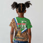 Personalised Equatorial Guinea Kid T shirt Bubo Poensis With Coat Of Arms